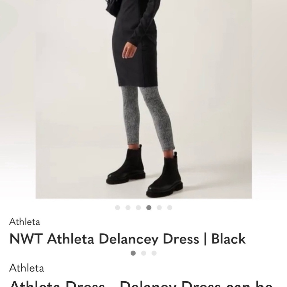 Athleta Black Delancey Dress